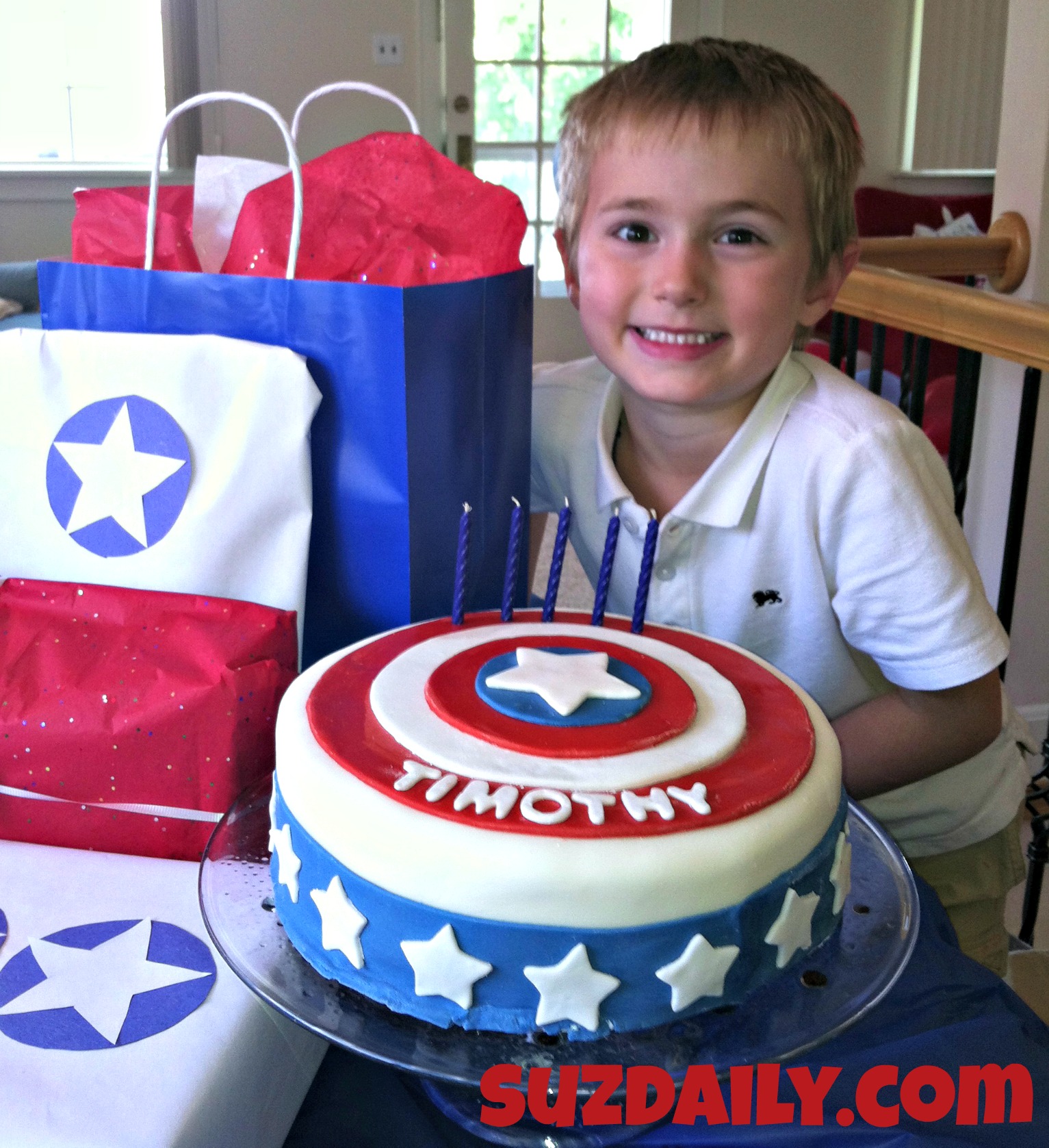 Captain America Cake and Cookies - Between The Pages Blog