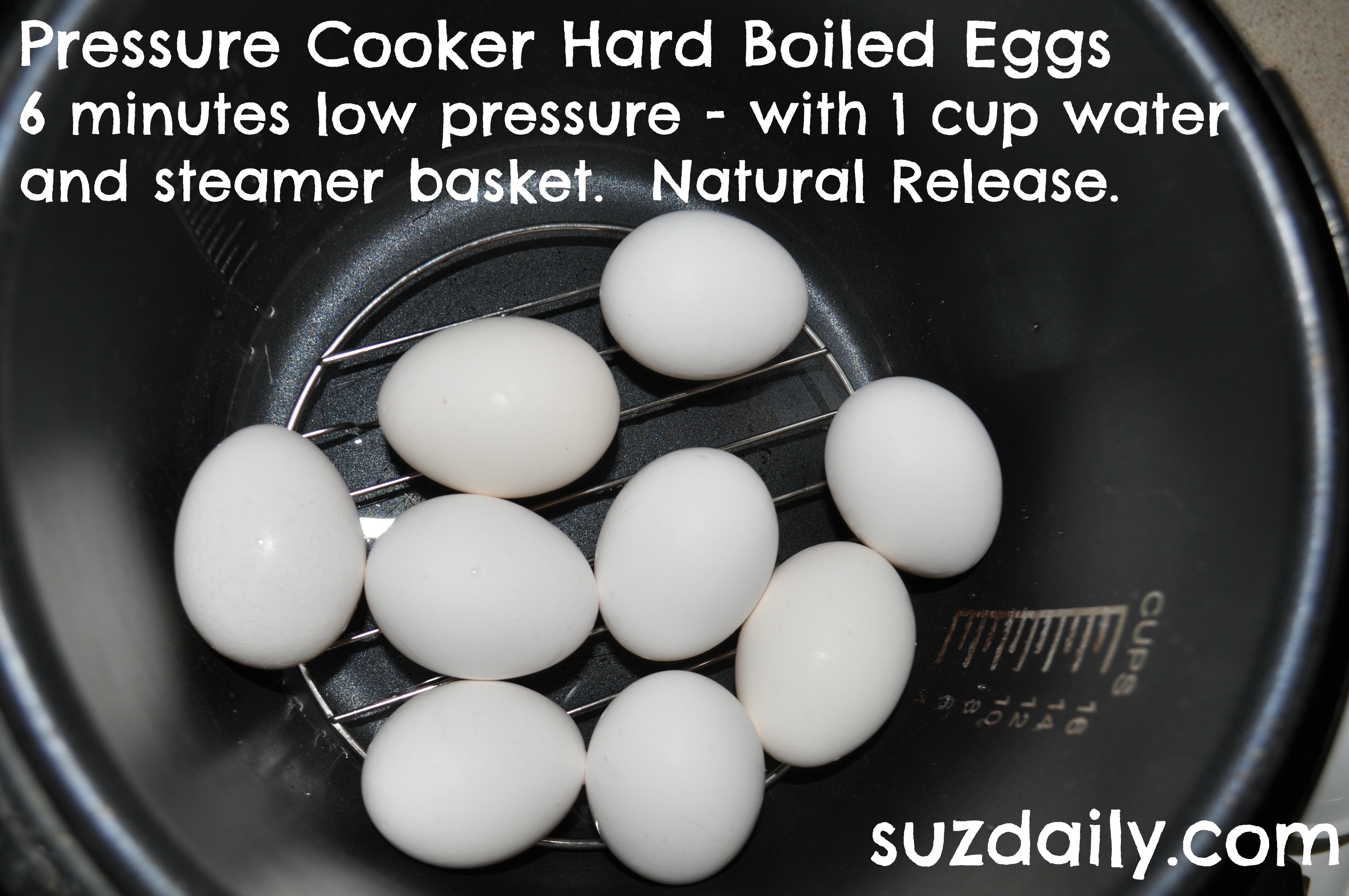 How To Make Hard Boiled Eggs In The Pressure Cooker Suz Daily