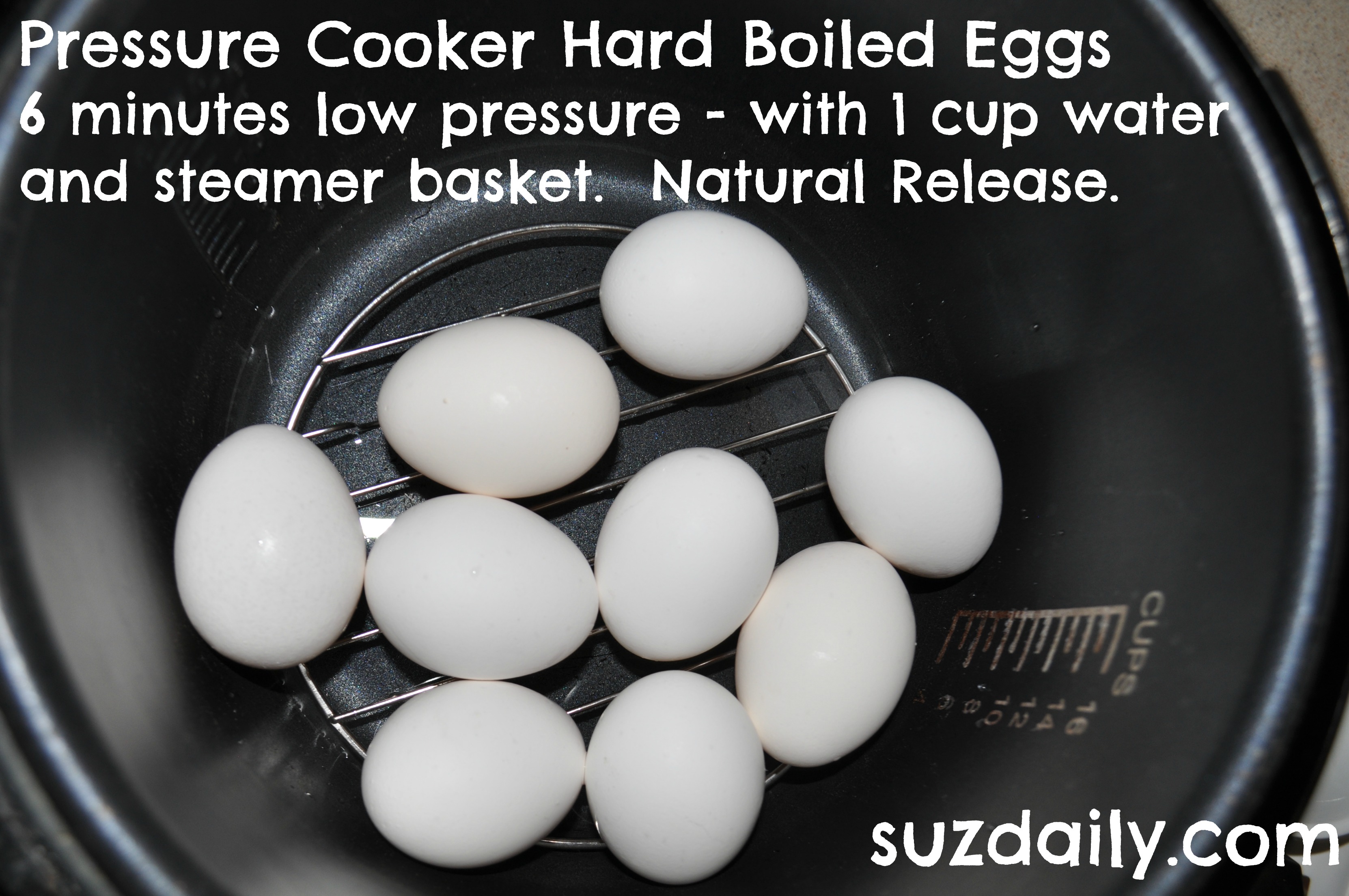 power pressure cooker boiled eggs