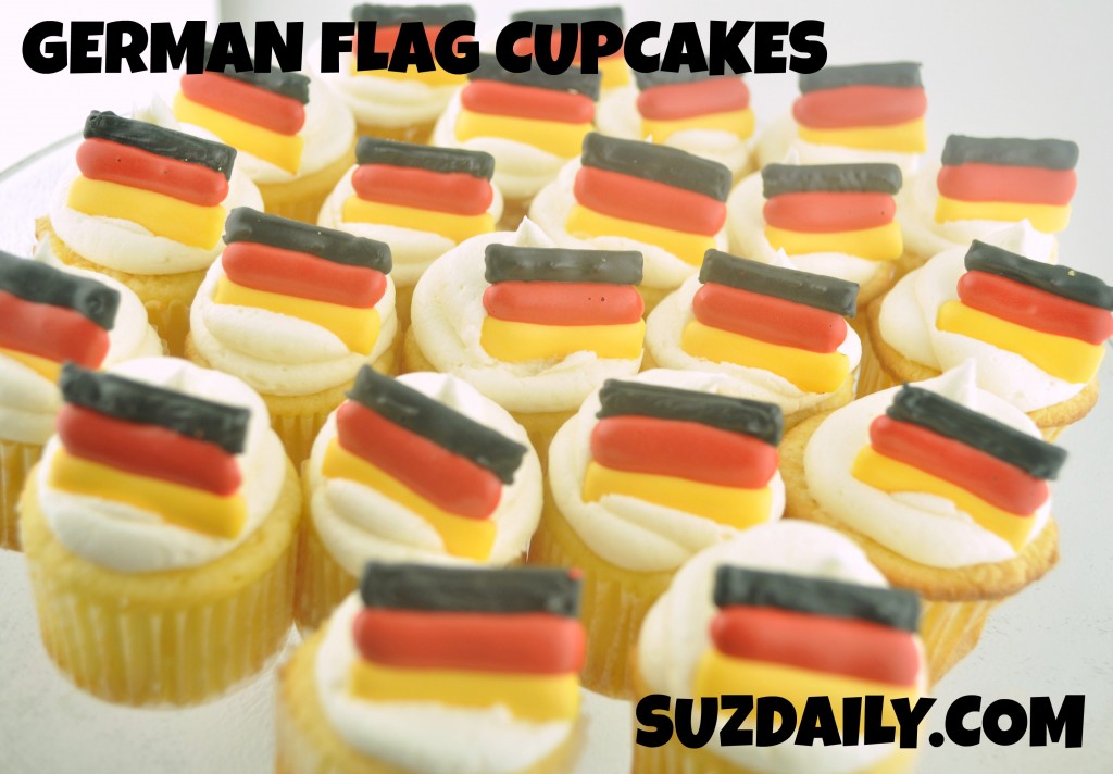 GERMAN FLAG CUPCAKES